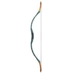 1set 20-50lbs Archery Recurve Bow Wooden LongBow Traditional Bow Outdoor Shooting Hunting Accessories