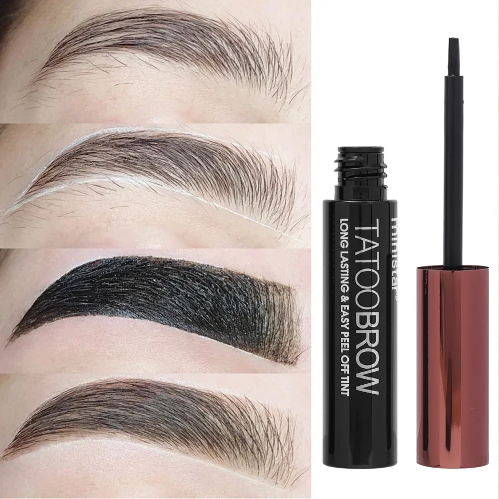 

Peel Off Eye Makeup Semi-Permanent Eye Brow Tattoo Tint Long-lasting Waterproof Tearing Dye Eyebrow Gel Cream Make Up Cosmetics