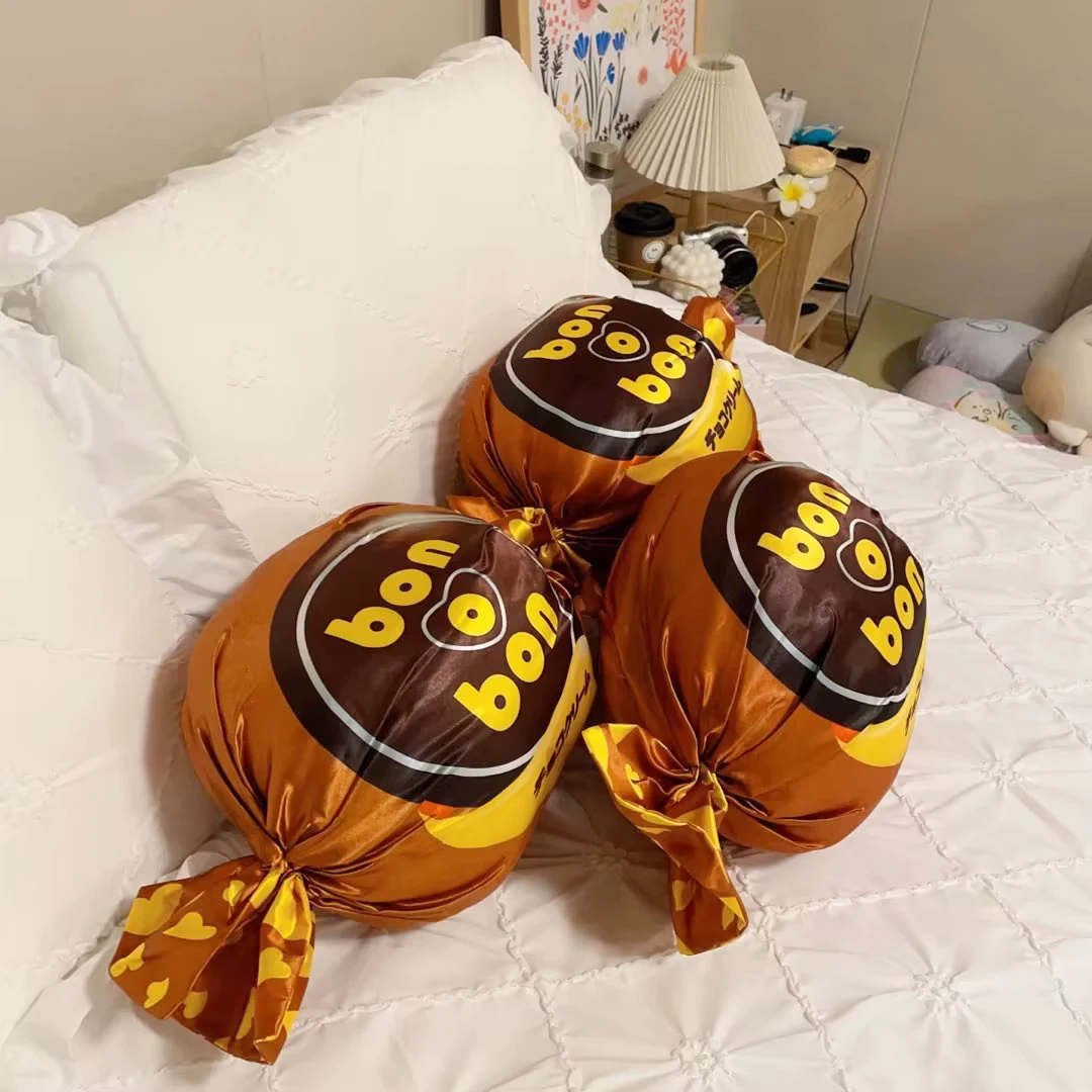 ZU Emulational Sweet Candies Plush Toy 1pc Cute Chocolate Toffee Flavor Soft Pillow Kawaii Room Decor Girl Boy Kids