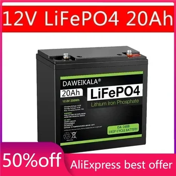 Big promotion New 12V 20Ah LiFePo4 Battery Lithium Iron Phosphate 12V 24V LiFePo4 Rechargeable Battery for Kid Scooters Boat Mot