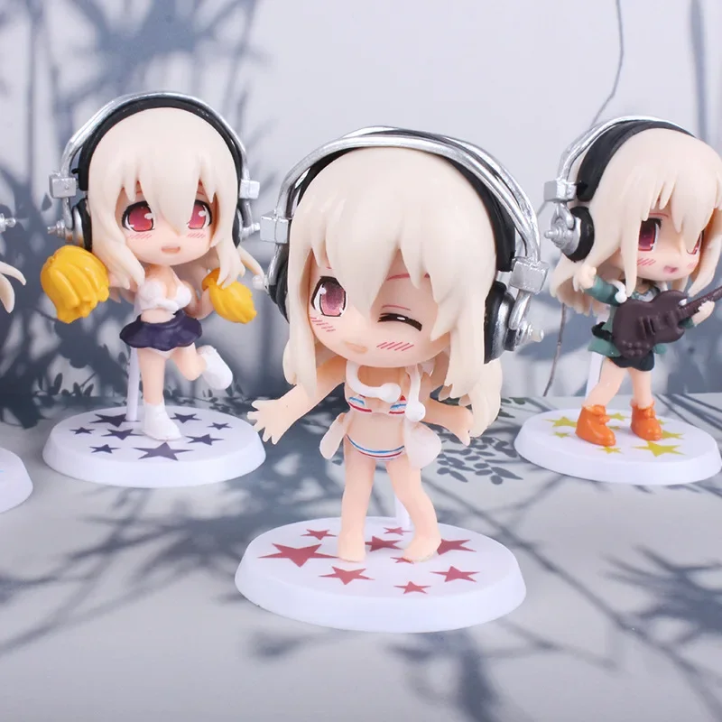 10CM 5PCS/set Japan Anime SUPERSONICO Action Figure Toys