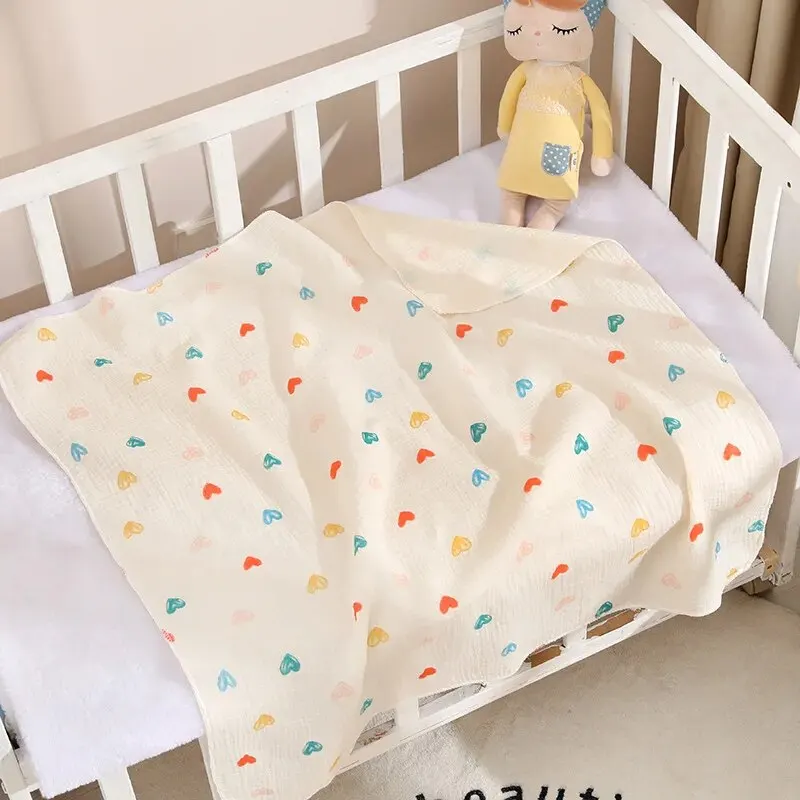 Baby Receive Blanket for Newborn Cotton Muslin Swaddle Blanket Bedding Infant Bath Towel Baby Items Mother Kids Baby & Maternity