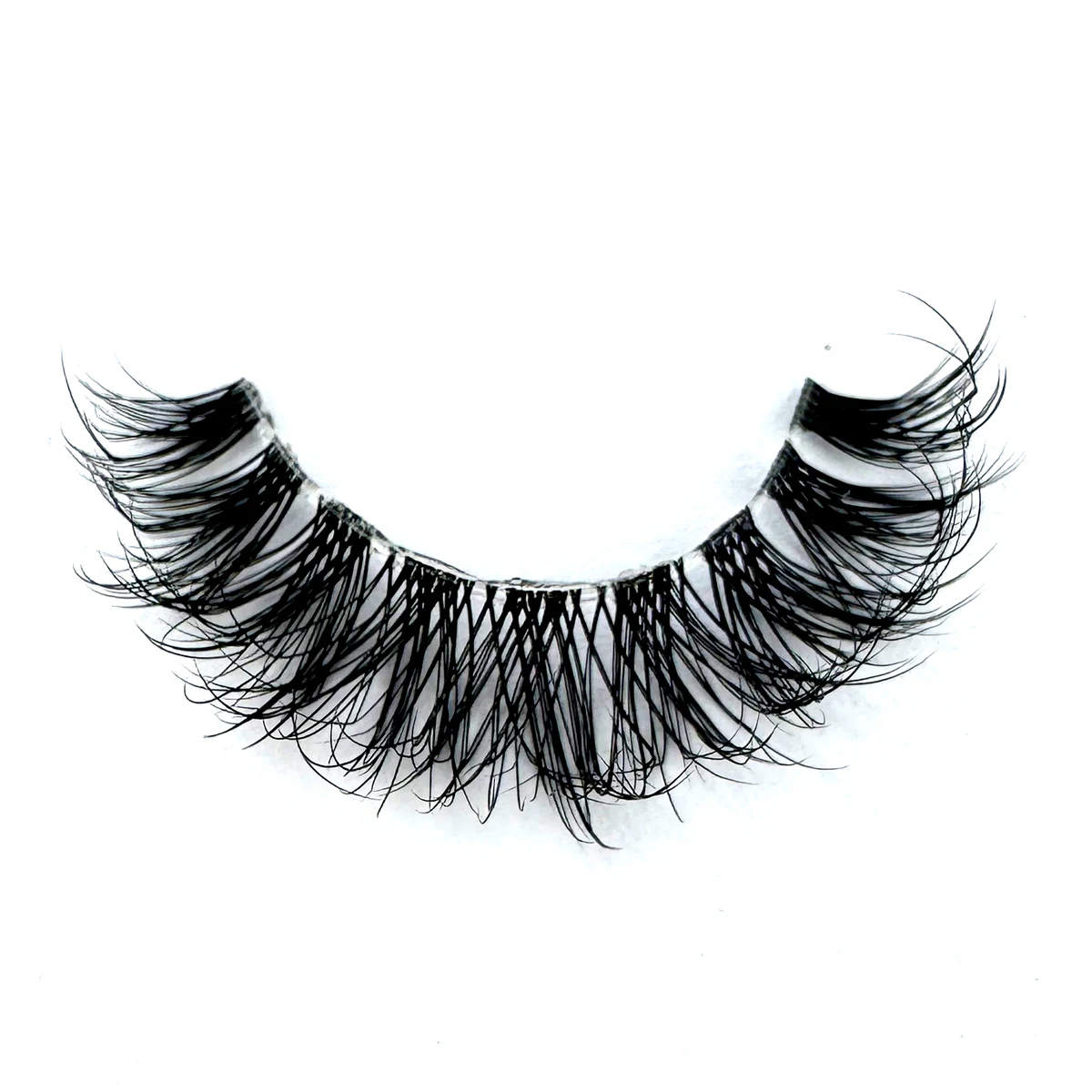 Neue 4 Paar natürliche, flauschige 3D-Volumen-Wimpern mit transparentem Band – weiche, leichte und wiederverwendbare Wimpernverlängerung – Detail 7