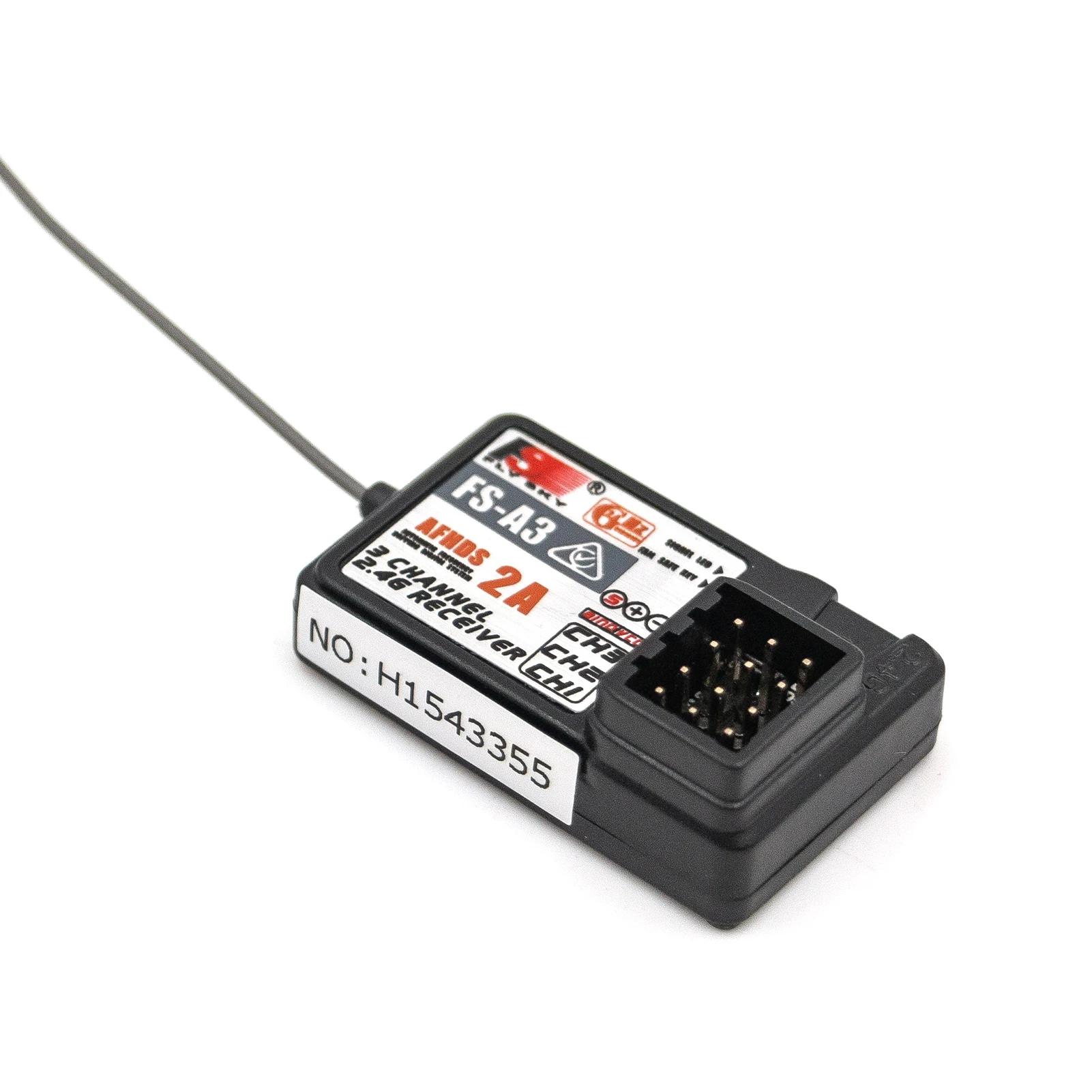 GT2E GT2G 송신기용 Flysky FS-A3 AFHDS2A 2.4G 3CH 수신기 2개