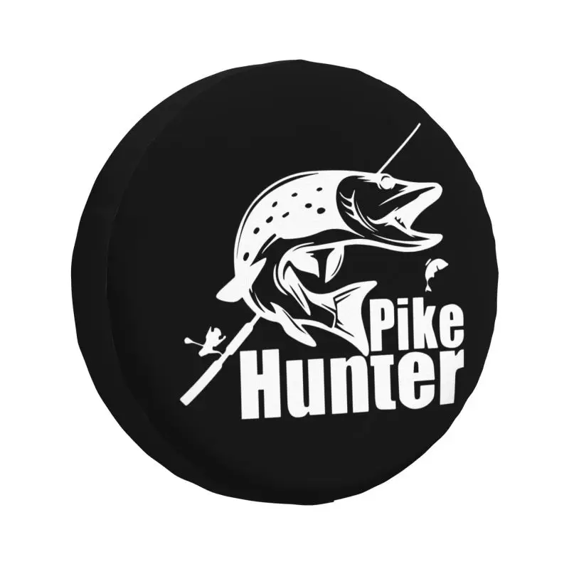 Pike Fishing Tire Cover 4WD 4x4 Trailer Fisherman Fish Spare Wheel