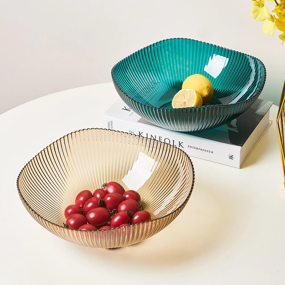 

Modern Modern Living Room Storage Tray Plastic Fruit Bowl European Style Home Fruit Plate Desktop Snack Plate Candy Plate
