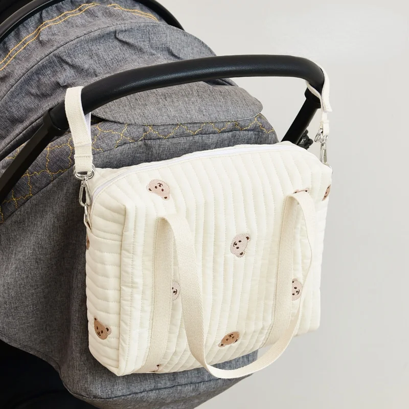 Stroller Diaper Bag for Baby and Mom Infant Maternity Mommy Cartoon Nappy Diapers Organizer Shoulder Travel Handbags | Мать и ребенок