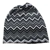 Skullies Beanies For Ladies Thin Girl Fashion Scarf Autumn Winter Feminino Geometric Design Dual-use Women Hats Z12X01 5