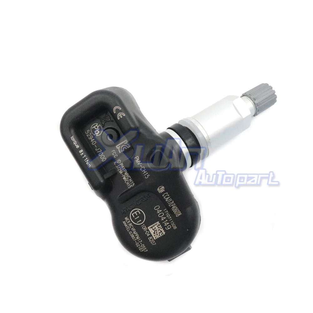 ڵ TPMS  Ÿ̾  з  ͸ ý 52940-J7000 PMV-CH15 Kia Forte 2019 2020 433Mhz 52940J7000