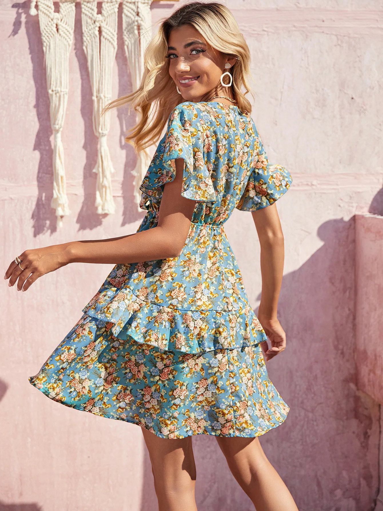 Женское модное сексуальное платье с коротким рукавом | АлиЭкспресс