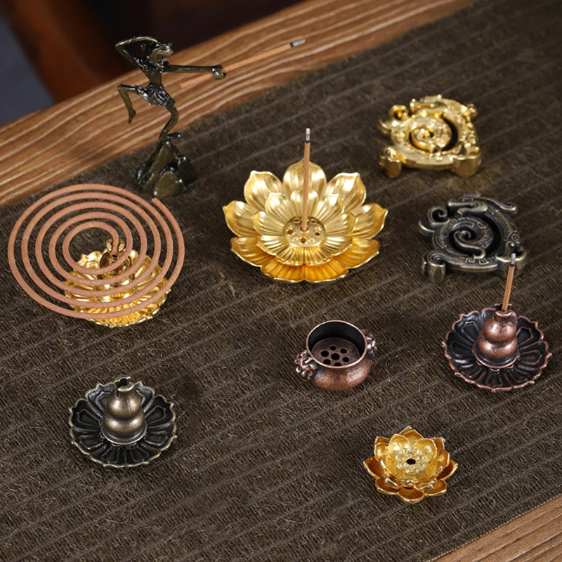 

Incense Burner Coil Holder Plate Burner Lotus Rack Ash Catcher Plate Incense Sticks Holder For Soothe The Nerves Desktop Decor