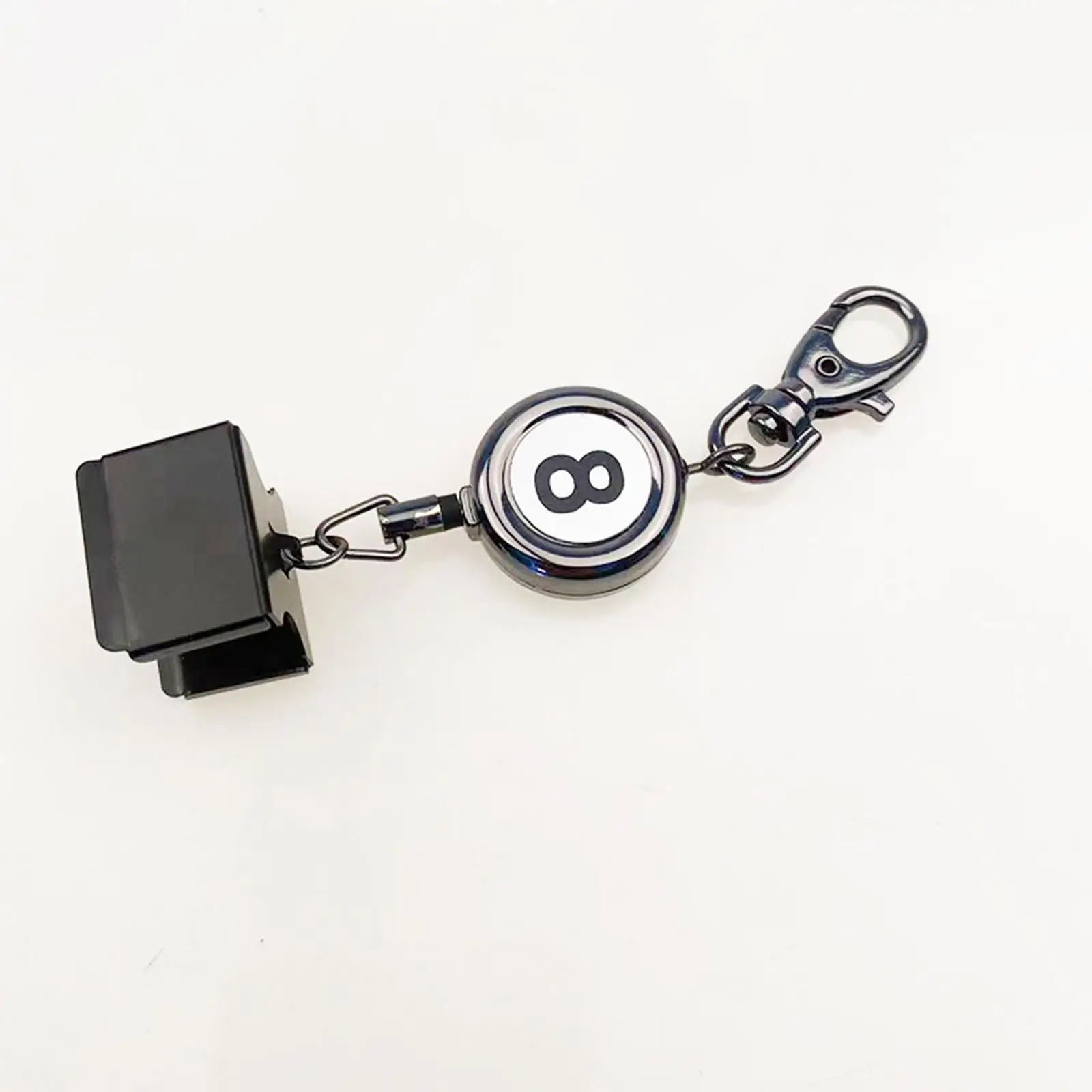

Billiards Snooker Pool Chalk Holder Retractable Key Rings Pool Chalk Holder Keychain for Pool Snooker Pool Snooker Chalk Player