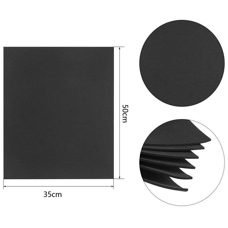 Eva Foam Sheets 1pcs Thickness 1/2/3/5/10mm Sound-Absorbing Noise Spone Foam Craft Handmade Making Material