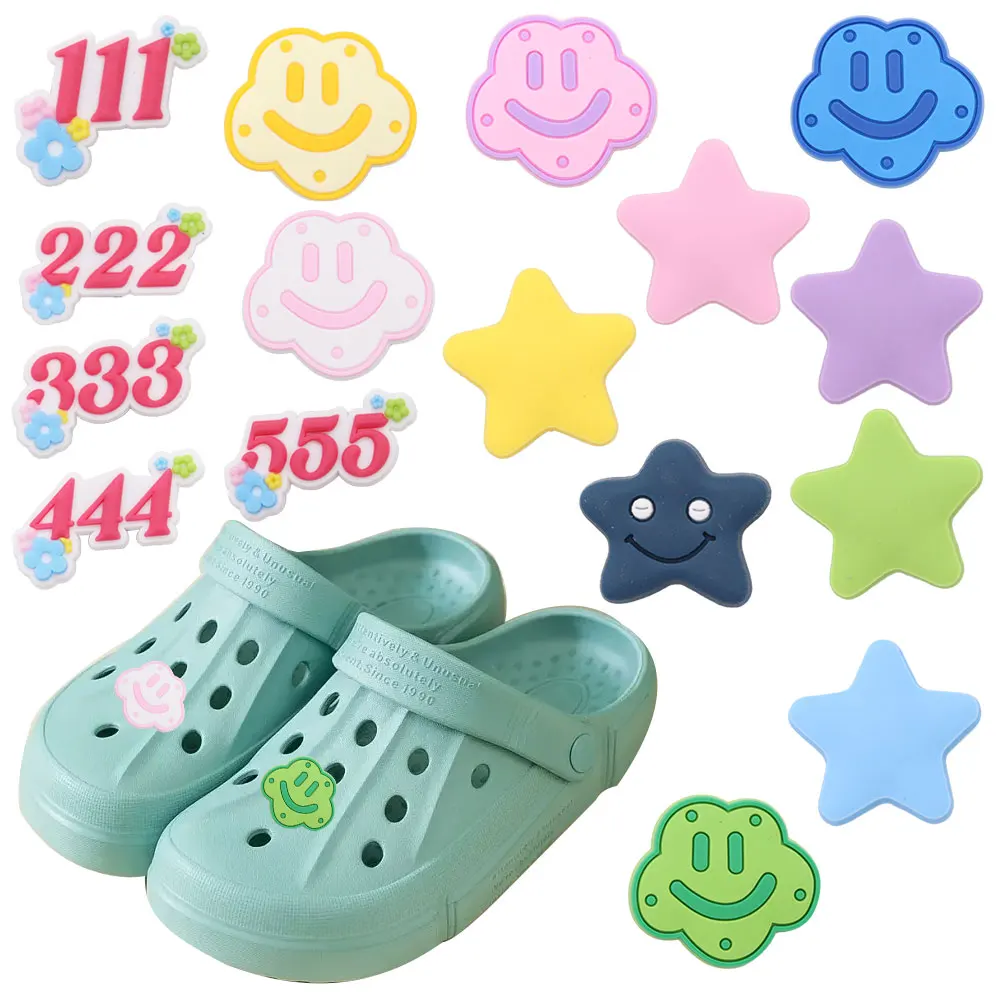 

1-16 шт., украшения для обуви из ПВХ