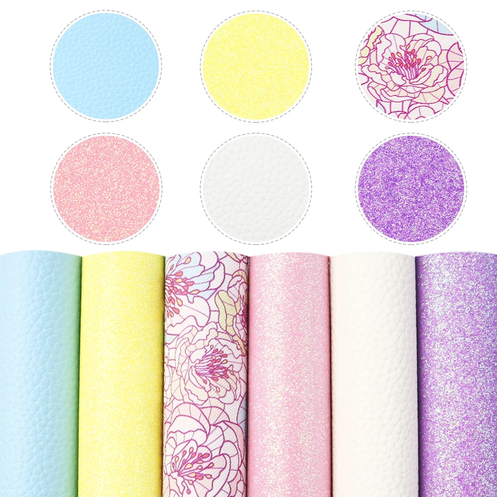 Multi Pcs 20*33cm Velvet Leopard Synthetic LeatherFabric Patchwork Hair Bow Handbag Phone Case DIY Earring,1Yc6206