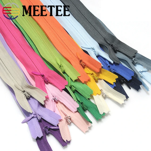10/20pc 3# 60cm Invisible Nylon Zipper for Sewing Close End Bag Clothes  Dress Decorative Zip DIY Tailoring Materials Accessories - AliExpress