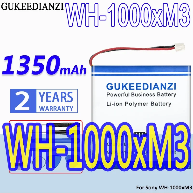 Batteria Gukeedianzi Ad Alta Capacità 1350Mah Per Sony Wh-1000Xm3 Wh-Xb900N Wh-Ch710N