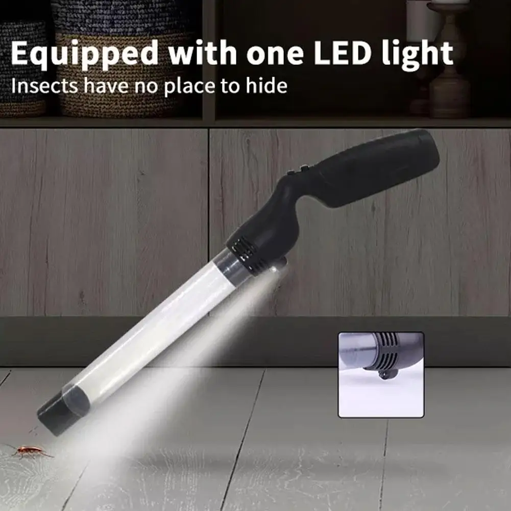 

Portable LED Insect Suction Trap Electronic Vacuum Ants Flies Insects Cockroaches Bug Repellent Killer Safety Spiders Catch V9U9