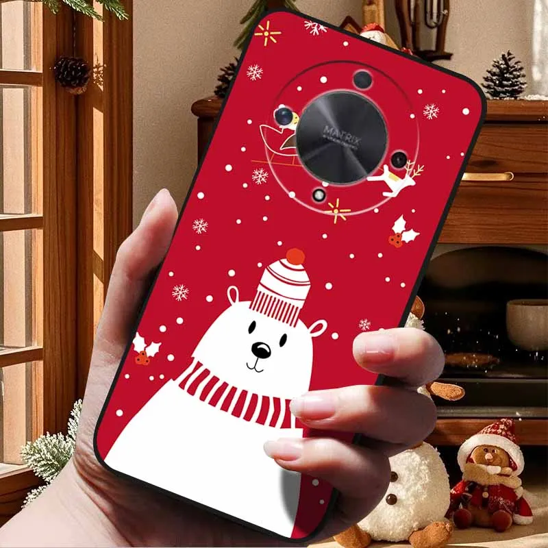 Festive Christmas Soft TPU Silicone Phone Case