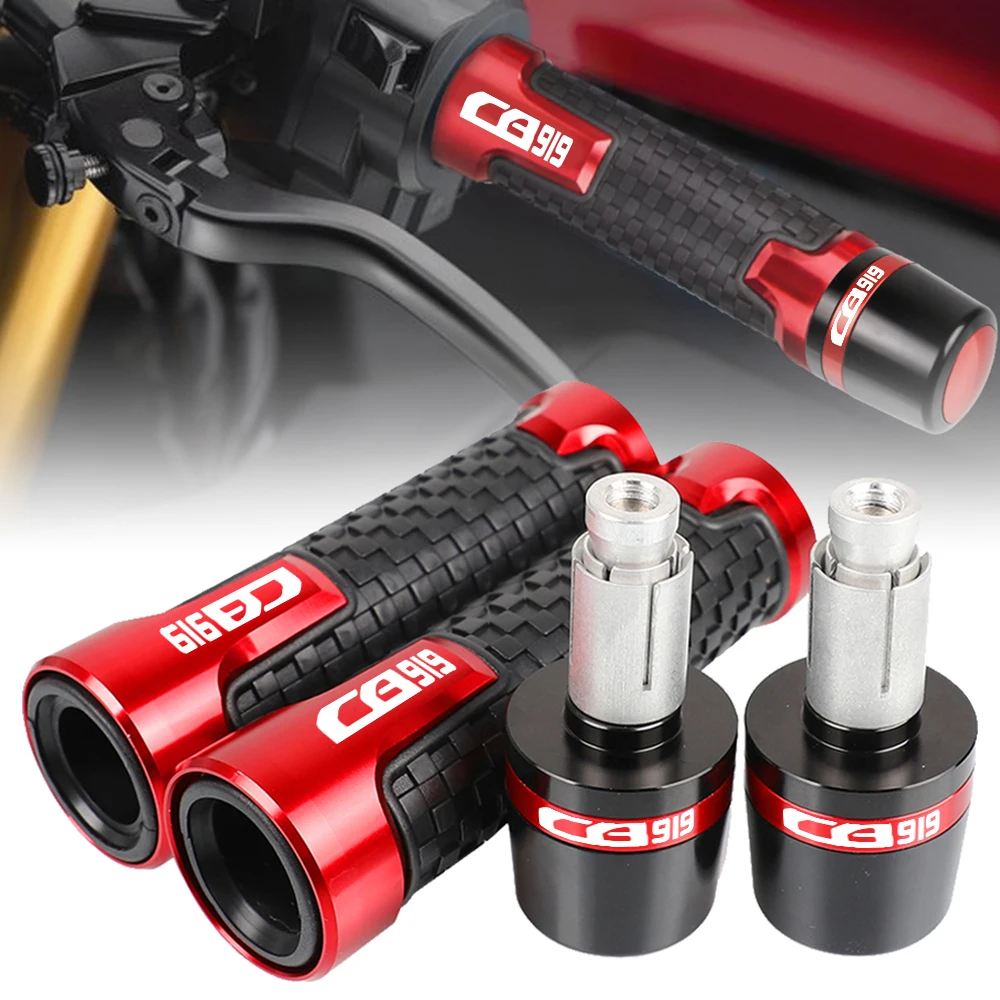 Per Honda Cb919 2001-2008 Cb919 F Hornet 2007 2005 2003 2002 Estremità Manubrio Moto 22Mm Impugnature Antivibranti Antivibranti