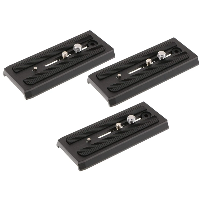 3X Sports Camera Extended Quick Release Plate For Manfrotto 500Ah 701 577 PTZ Bainuo S4 S6