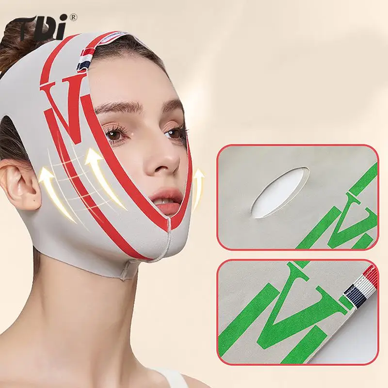 

Reduce Double Chin Face Slimming Bandage V Thin Face Mask Lift Anti Wrinkle Reduce Double Chin Bandage Face Tools