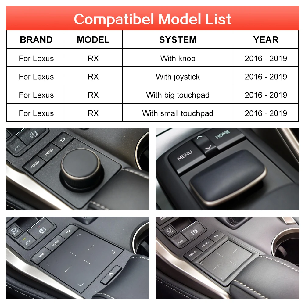 Фото Беспроводной CarPlay для Lexus RX 2016-2019, с функцией воспроизведения автомобиля на платформе Android №2