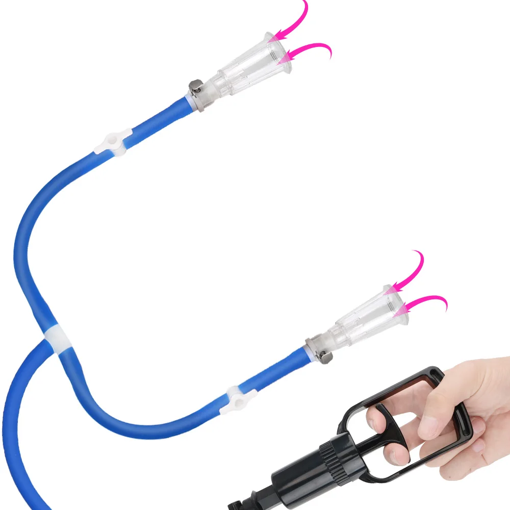 Hand Pump Suction Nipple Sex Toys for Women Clitoral Sucking Breast Enlargement