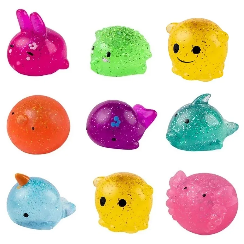 50 à 5 pièces, jouets Kawaii anti-Stress pour enfants, balle anti-Stress,  cadeaux de fête, jouets anti-Stress pour anniversaire - AliExpress