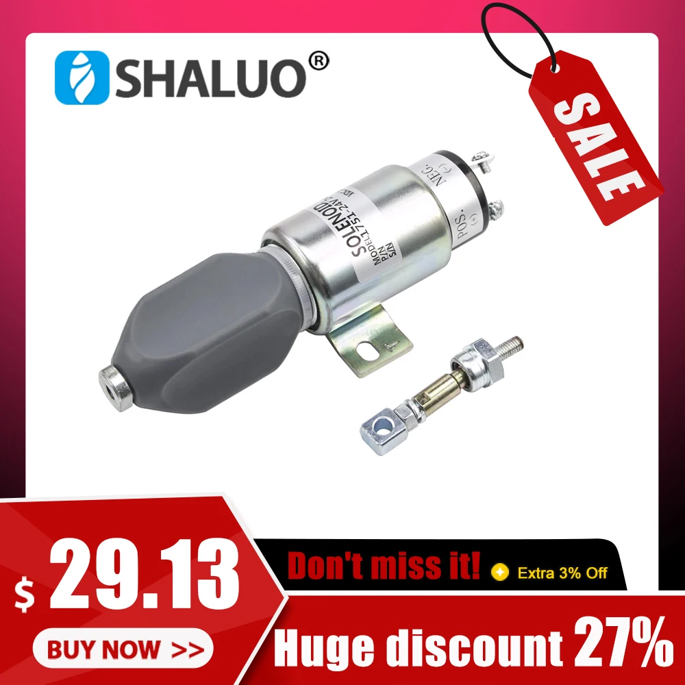 DC-12V-24V-Diesel-Generator-Engine-Stop-Solenoid-Valve-Fuel-Switch-For ...