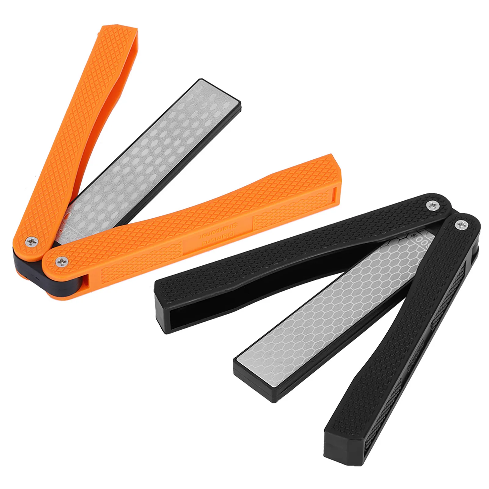 Double Sided Knife Sharpener Portable Folding AntiSlip Sharpener