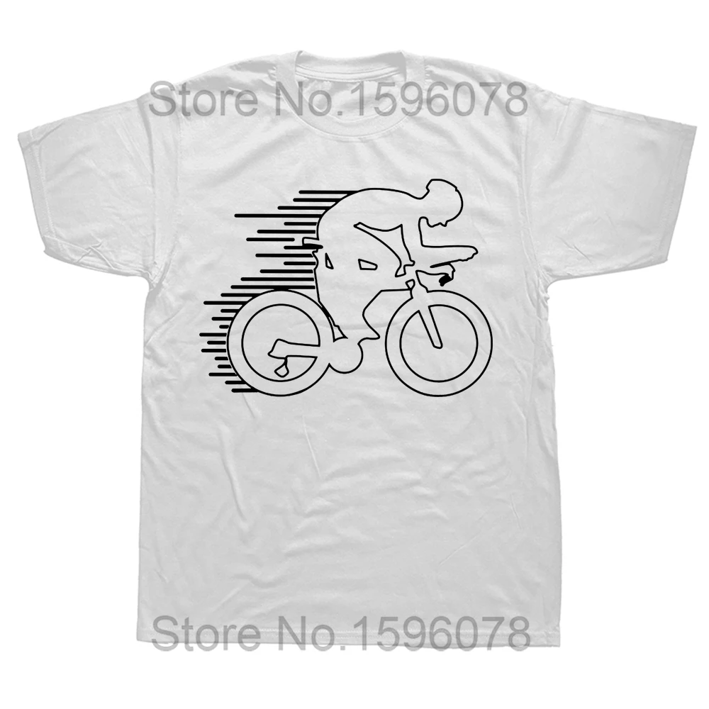 Maglietta sportiva da ciclismo Uomo Bicicletta Biker Bici da strada Stile di vita attivo all'aria aperta T-shirt in cotone a maniche corte Mountain bike_voghion.com