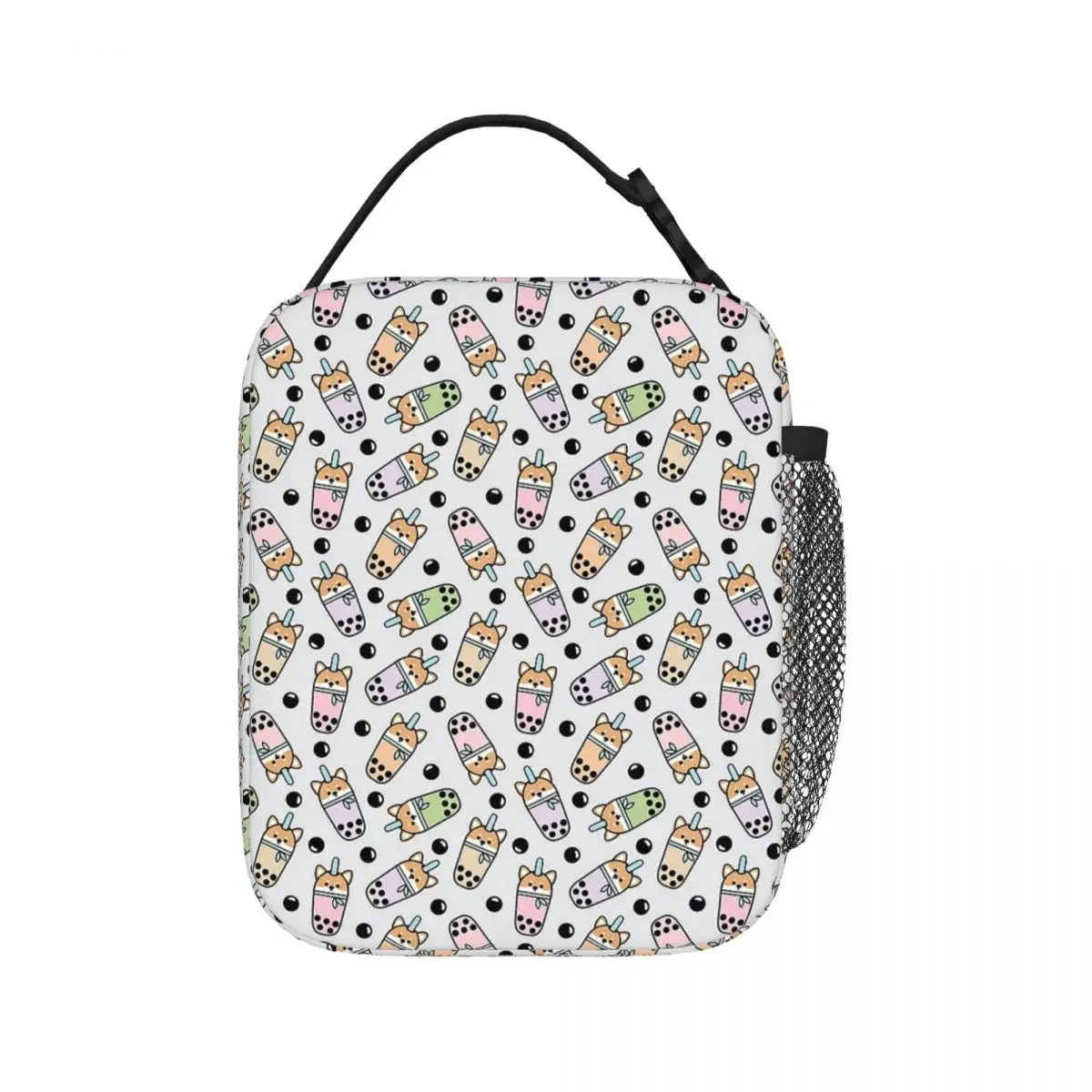 

Boba Shiba Insulated Lunch Bags Waterproof Picnic Bags Thermal Cooler Lunch Box Lunch Tote for Woman Work Children School