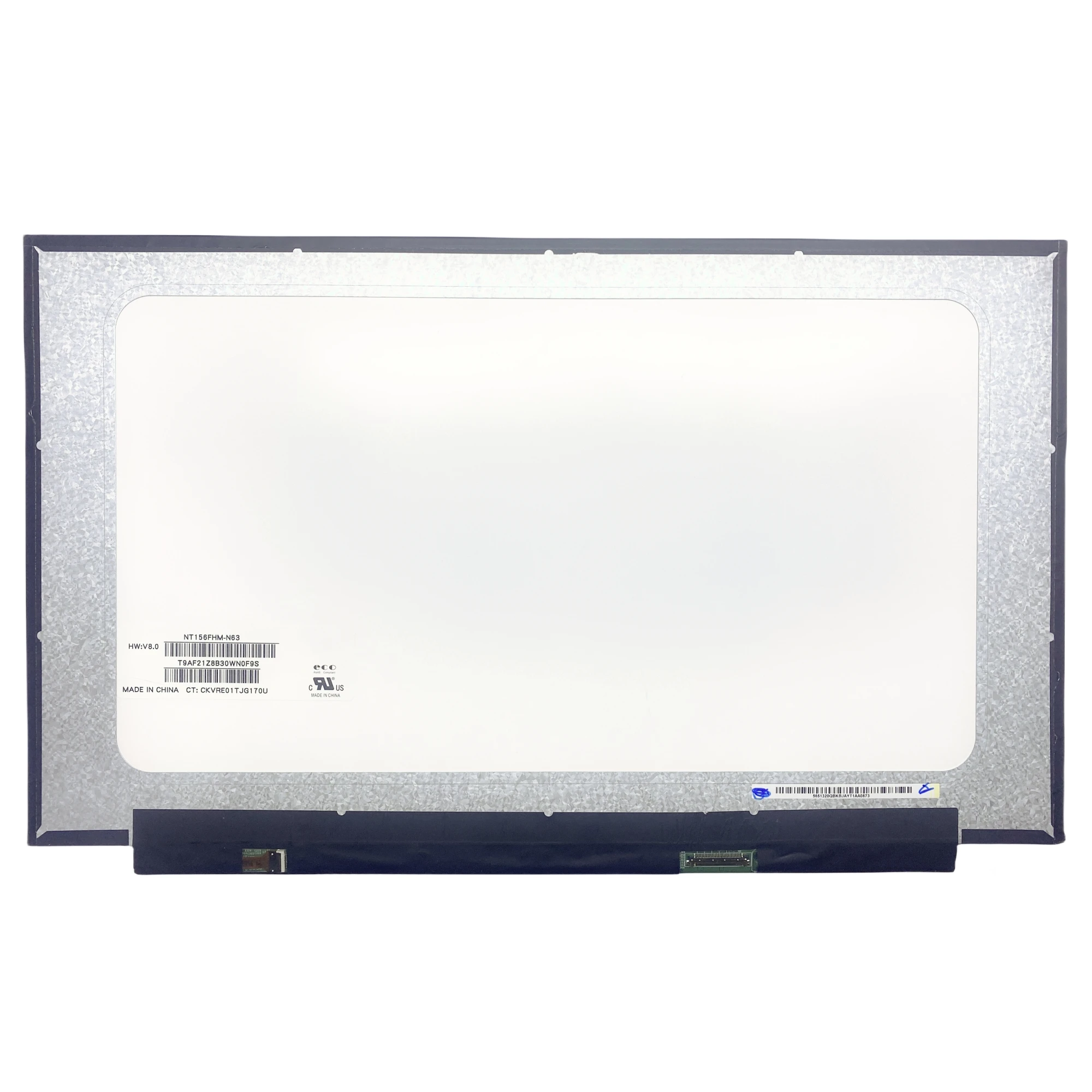 

NT156FHM-N63 15,6 ''ЖК-дисплей для ноутбука, Светодиодная панель дисплея 1920*1080 EDP, 30 контактов