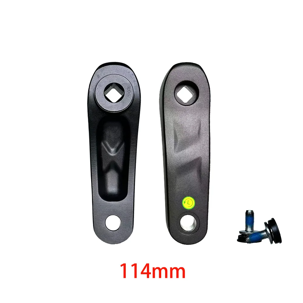 E-Bike Kurbel Arm Set Legierung Quadrat Kegel Loch Heimtrainer Dynamische Kurbelgarnitur 114/127/135/140/152/160/165/170/175 Fahrrad Teile – Detail 7