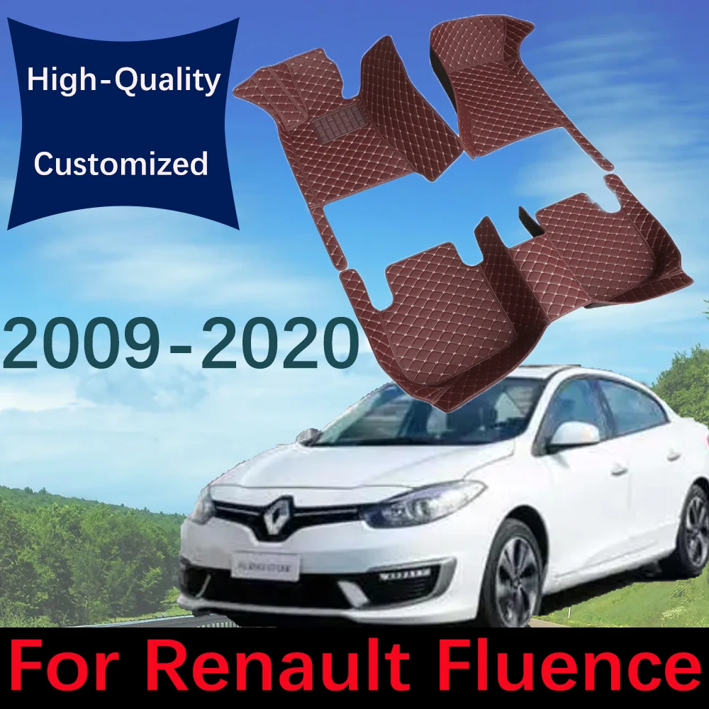 CustomLeatherCarFloorMatsForRenaultFluenceE300EV20092020