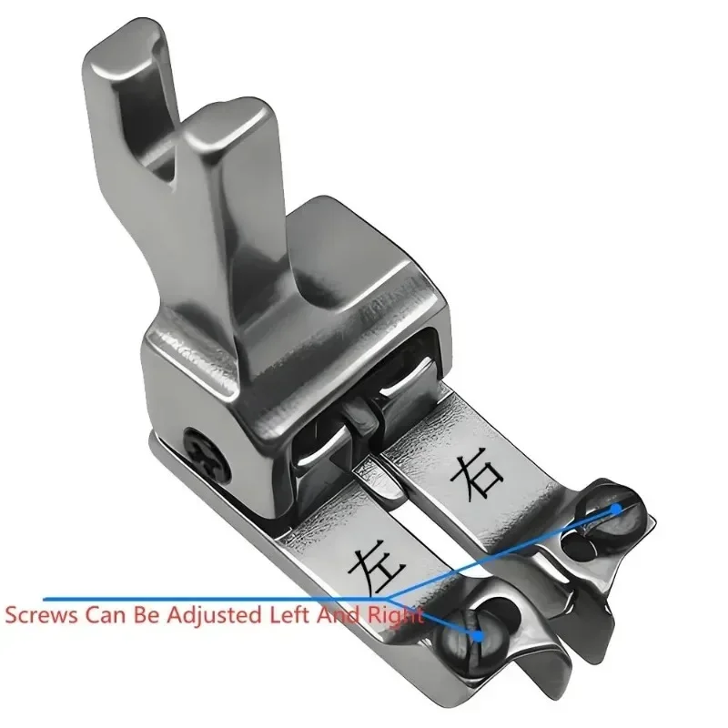 Left Right Adjustable High and Low Stop Positioning Presser Foot Universal Double Compensating Foot Industrial Sewing Machine