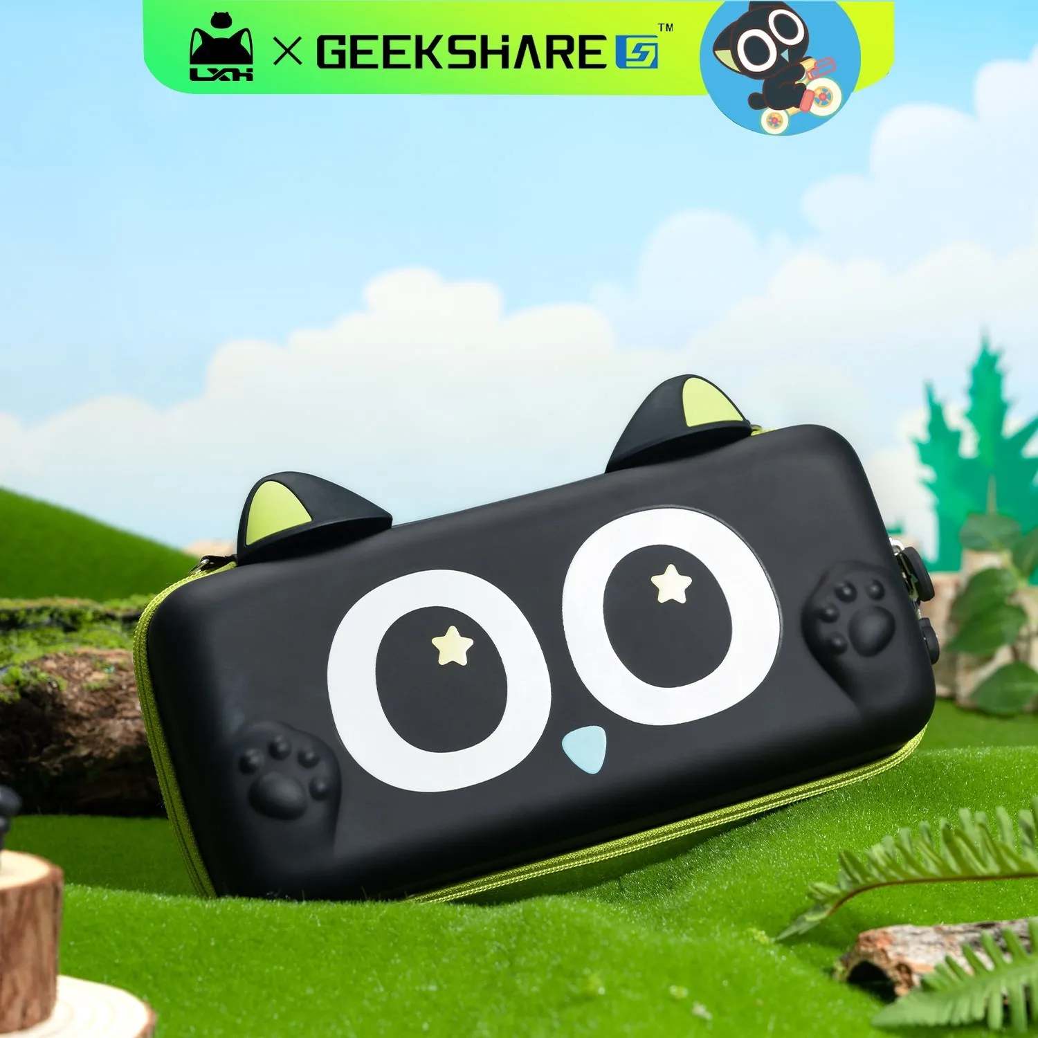 

GeekShare Luo Xiaohei Carrying Storage Bag For Nintendo Switch OLED Case Portable Protective Box For Switch Console