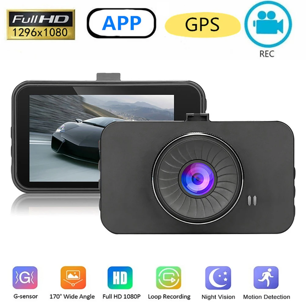 

Car DVR WiFi Full HD 1080P Dash Cam Rear View Vehicle Camera Video Recorder Night Vision Auto DVRs Dashcam GPS Car Accessories