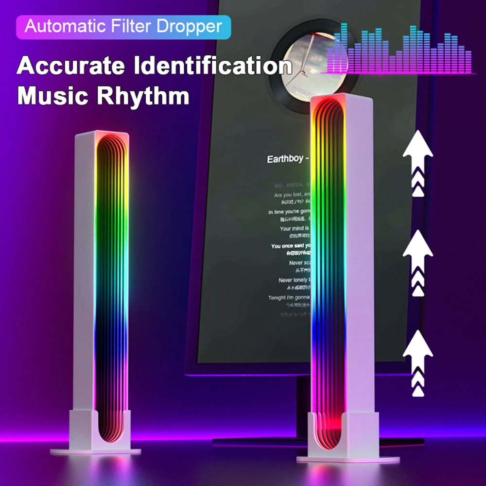 

RGB-музыкальный ритм, телефон с системой управления звуком, умное приложение для управления игровой работой