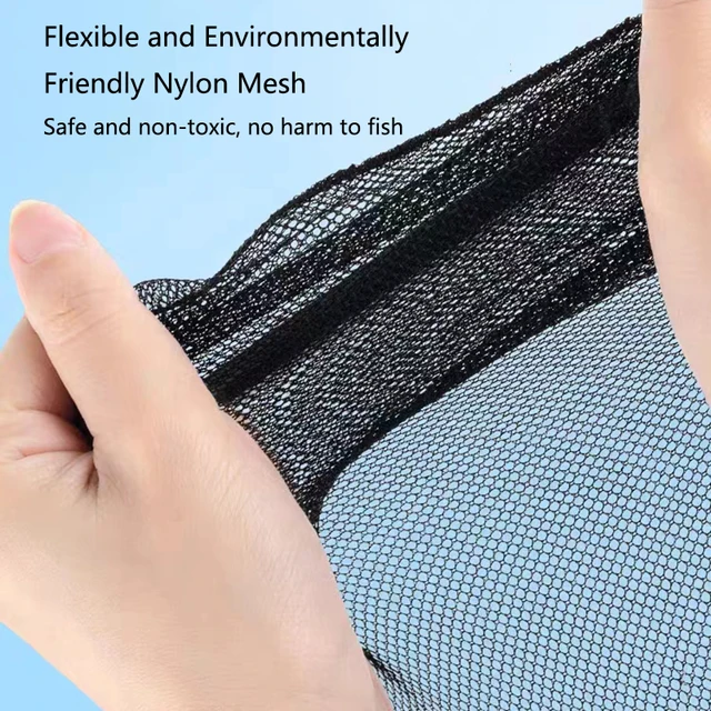 Extendable Long Handle Square Aquarium Fish Tank Fishing Net Landing Net for Catching Fish Shrimp Tank Clean Accessories New 4
