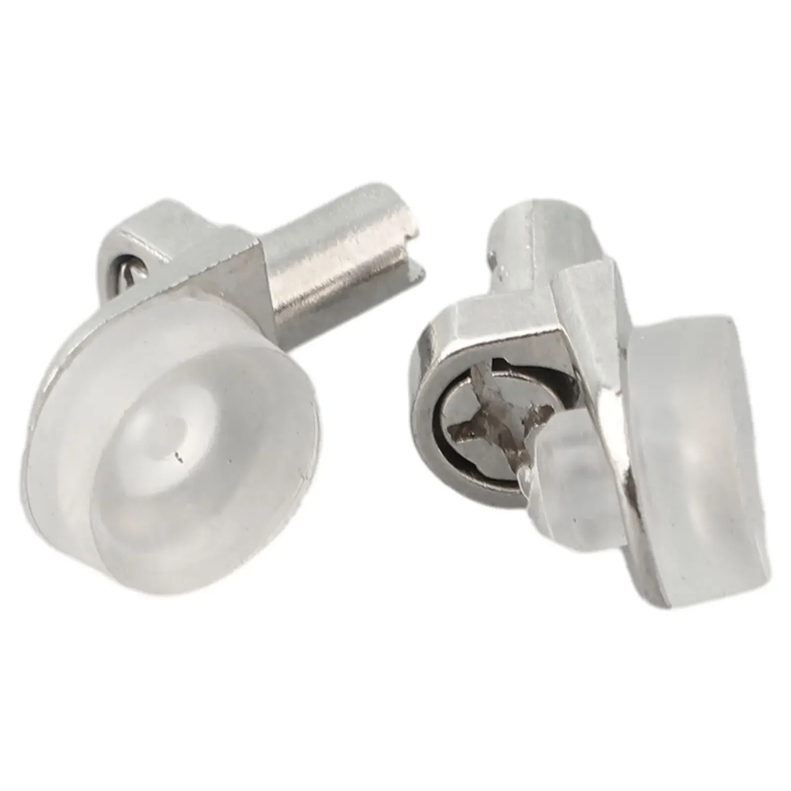 20pcs Glass Shelf Support glass shelf support Studs Pegs Plate Holder Fixing Clip Bracket Glass Clamp With Suction Cup Zinc Alloy Furniture Hardware