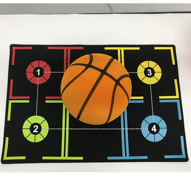 Nonslip Basketball Training Mat Children and Adults Indoor Basketball Dribble Control Training Mat No Noise thickening Material