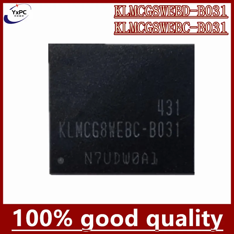Klmcg8Webc-B031 Klmcg8Webd-B031 Muslimatexmuslimb B031 64Gb Bga153 Emmc 64G Chipset Di Memoria Flash Ic Con Palline