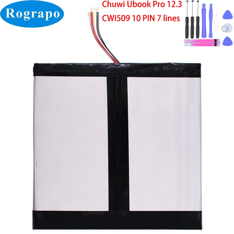 Portátil Tablet pc Bateria para Chuwi Ubook Pro 12.3 Cwi509 10 Pinos Fios Plug Novo 7.6v 6000mah Hw31130148 H-35130148p
