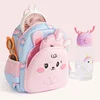 Cute Brown Bear School Bags For Boys Cartoon Rabbit Kids Bag For Girls Kawaii Backpack Kindergarten Children Schoolbag Sac A Dos 4