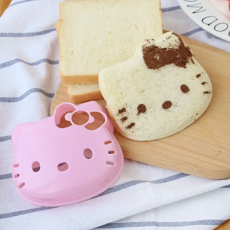 

Kawaii Hello Kittys Kids Bento Sandwich Mold Cutter Cartoon Animal Bear Bunny Bread Cutter Make Diy Pancakes Girls Kitchen Tools