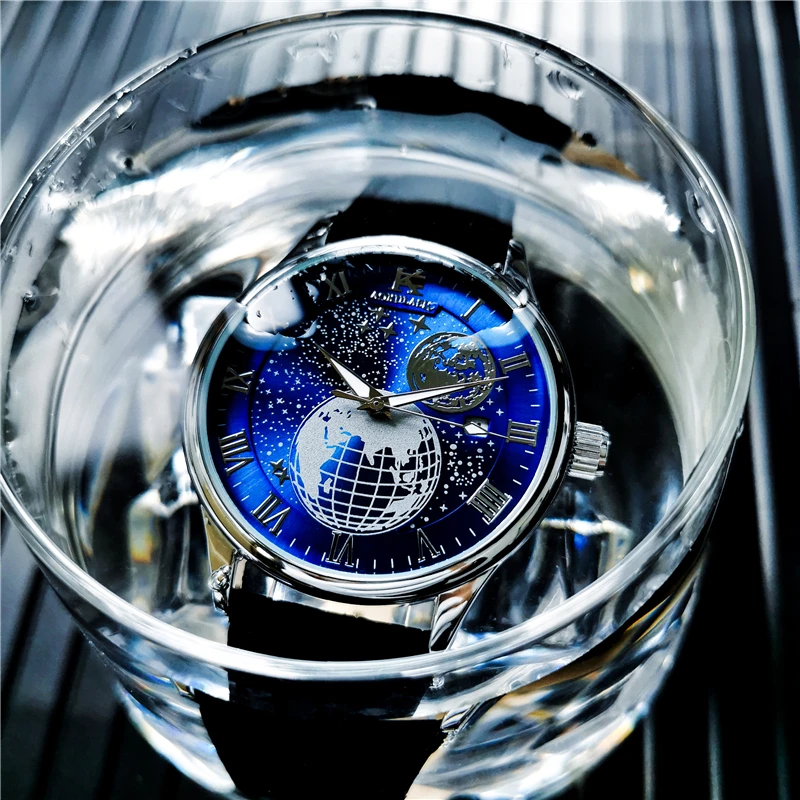 

AOKULASIC Waterproof Men's Mechanical Watch Fashion Business Watches Trend Top Brand Man Automatic Wristwatch Relogio Masculino