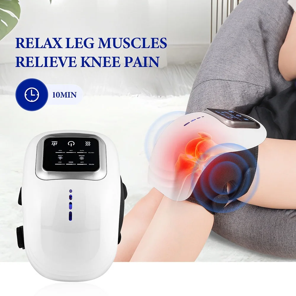 Smart Loftdrock Vibratioun Heizung Elektresch Massage Hine Rout Liicht Infrarout Knéi Schmerzlinderung Massager_voghion.com
