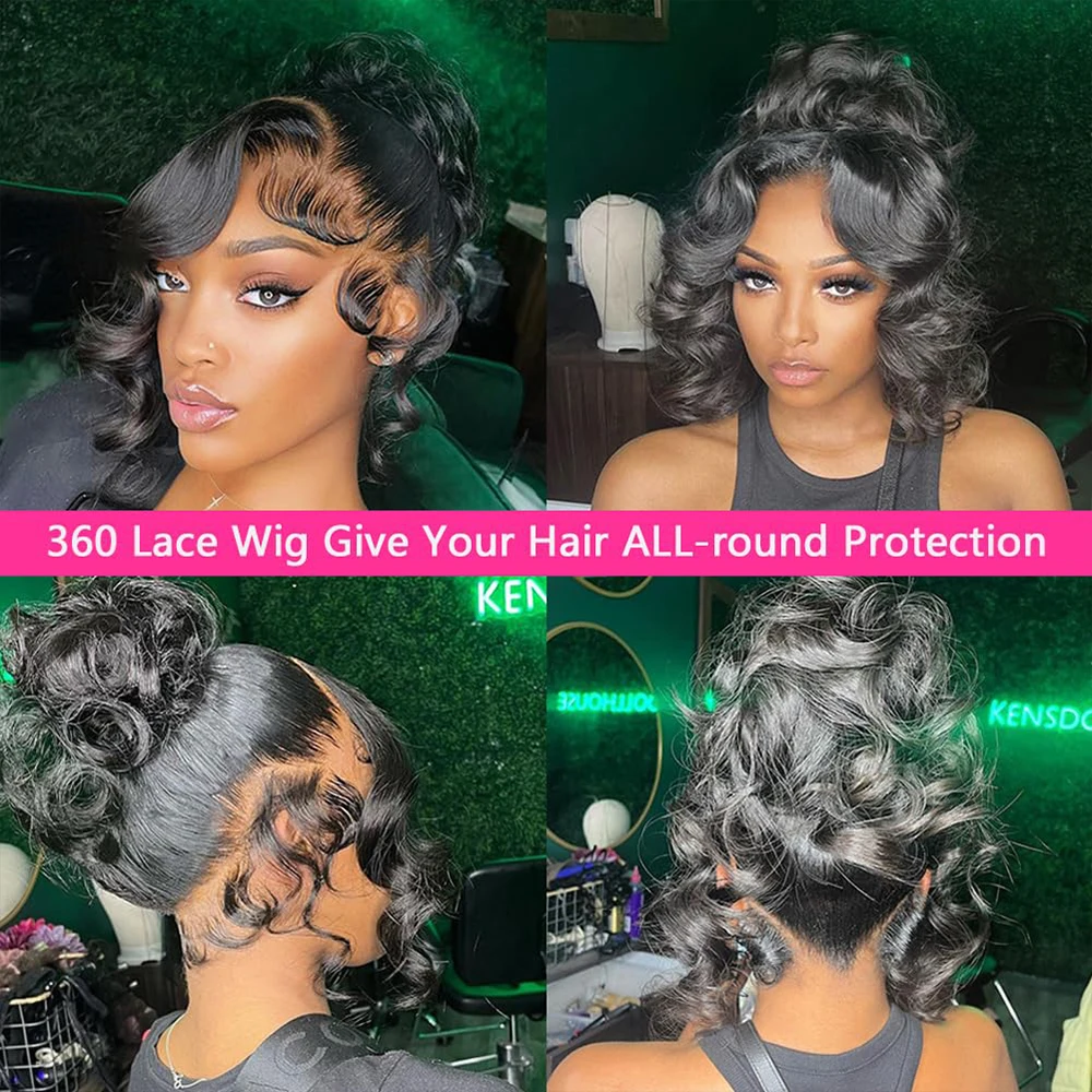 Invisi Strap 360 Lace Front Wig Human Hair PrePlucked 250 Density Body Wave HD Lace Wig Human Hair Wigs Glueless Wigs Human Hair 2